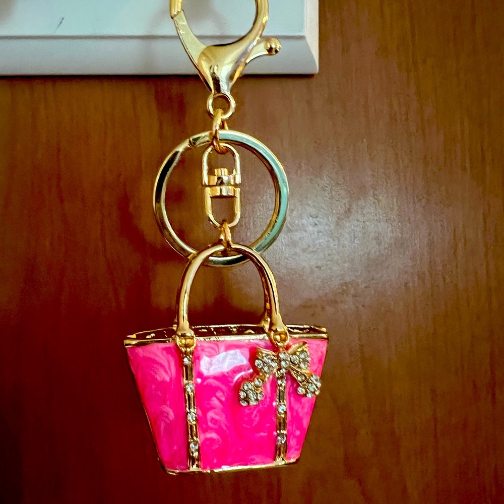COPY - NWOT. Purse key ring/ bag charm.
